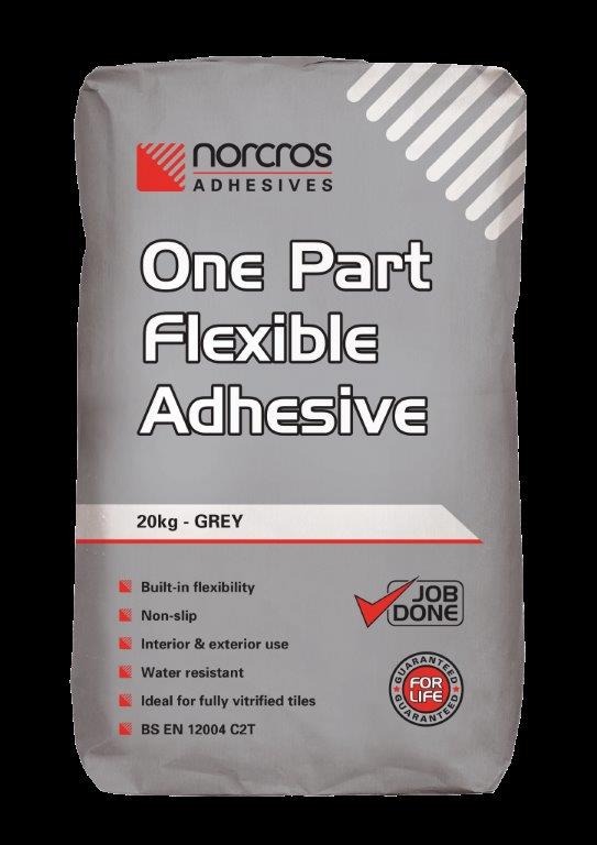 5  Norcros One Part Flexible Adhesive (Grey)