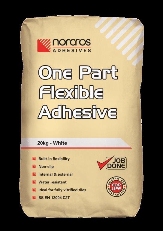 6 Norcros One Part Flexible Adhesive (White)