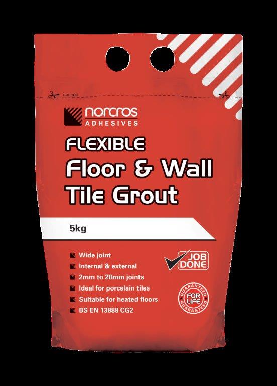 16 Norcros Flexible Floor Wall Tile, Flexible Tile Grout